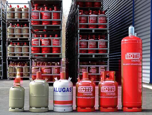 Flaschngas von ROTH Energie